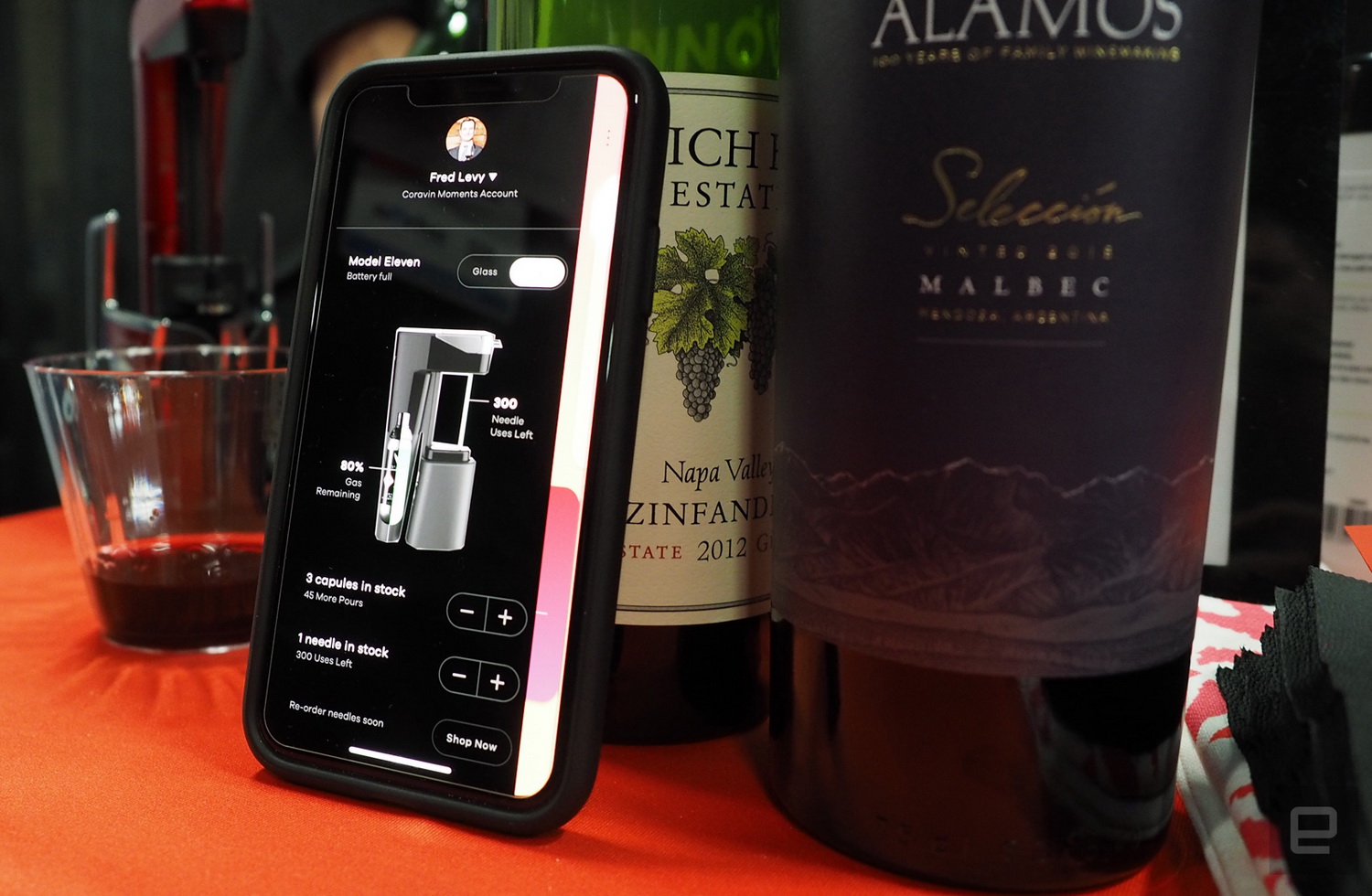 Coravin Eleven. Умный прибор для открывания вина. Устройство для наливания вина без открывания бутылки. Coravin model Eleven Needle. Vin recognition app