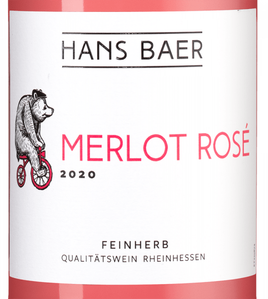 Merlot rose. Hans Baer Merlot Rose.